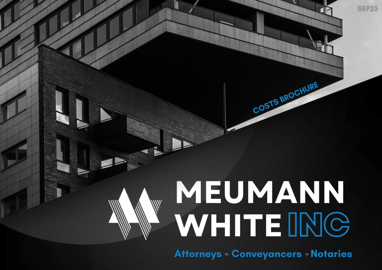 Cover of Meumann White Cost Brochure